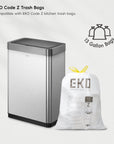 Mirage-X Sensor Can with Liner – 47Liter / 12.4 Gallon - Stainless Steel
