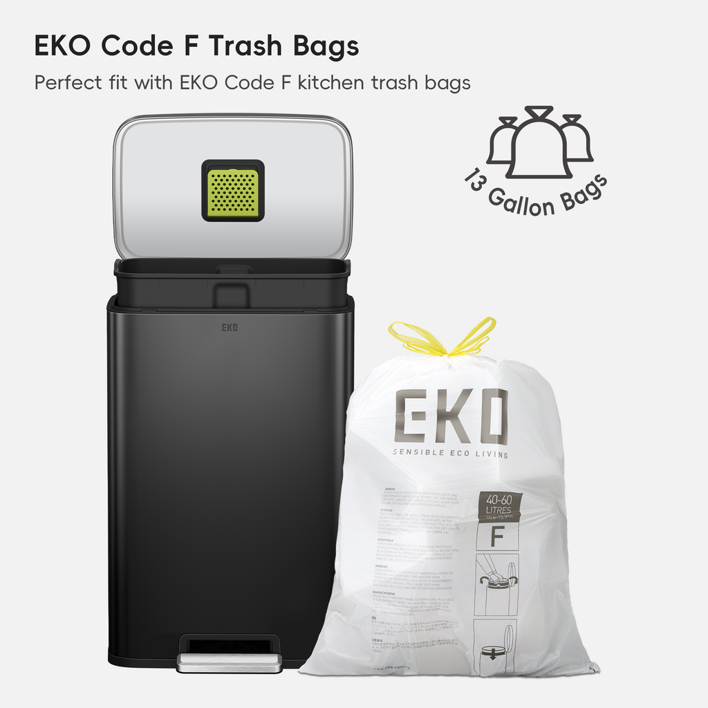 Madison Step Trash Can with Liner