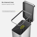 Hudson Slim Step Trash Can, 50 L