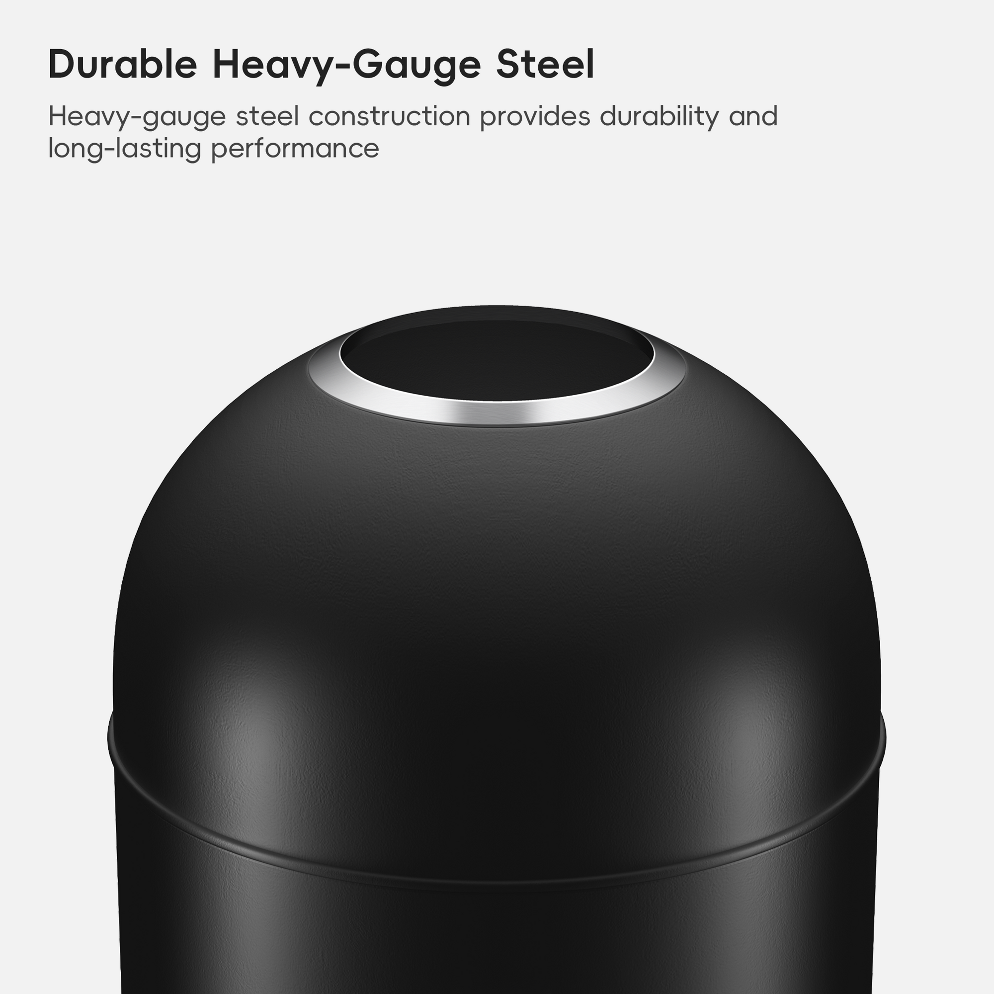Eternal Round Open Top Can Commercial Grade – 56L / 14.7 Gal