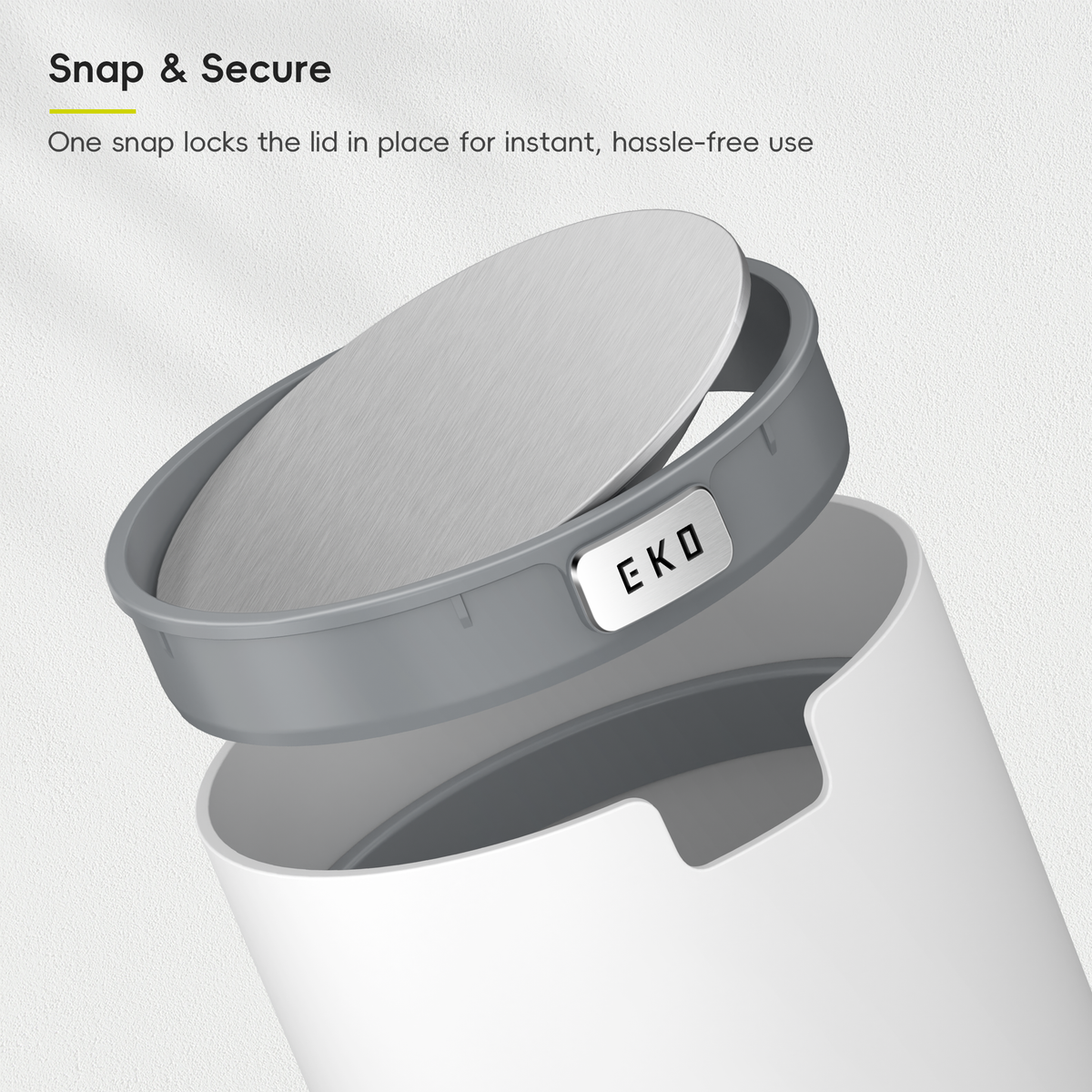 Fandy Tabletop Trash Can with Swing Lid
