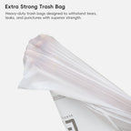 Code E Easy-Dispense Roll Trash Bags, 30.3 L / 8–9.5 Gal