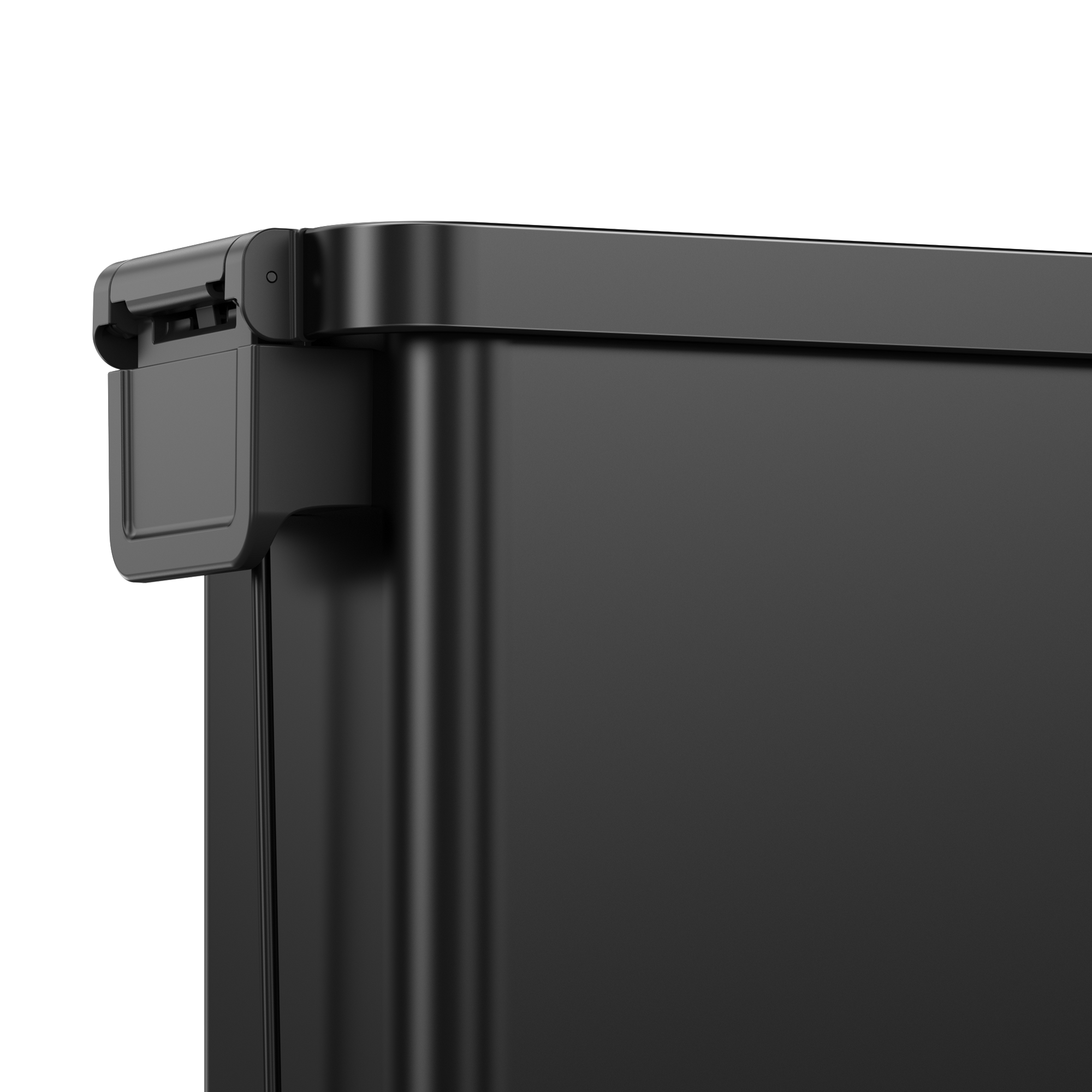 EKO Trash Can that is Easy to Move. Grab the rear handle and move it with ease.