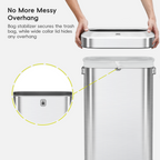 Urban Slim Open Top Trash Can