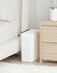 Brio 10L / 2.6 Gallon in White Compact Design Motion Sensor Trash Can