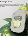 Deodorizer Pod Kit with Refillable Holder, 1 Pod + 1 Holder, Plant-Based Odor Eliminator for Trash Can