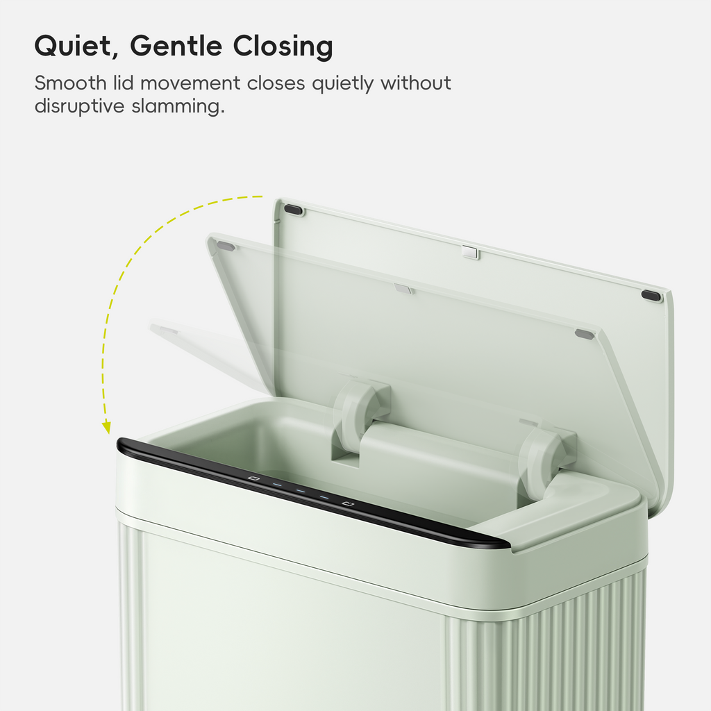 Brio Compact Motion Sensor Trash Can, 10 L