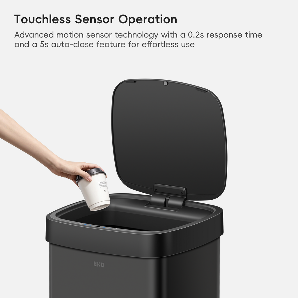 EcoSmart Motion Sensor Trash Can, 80 L