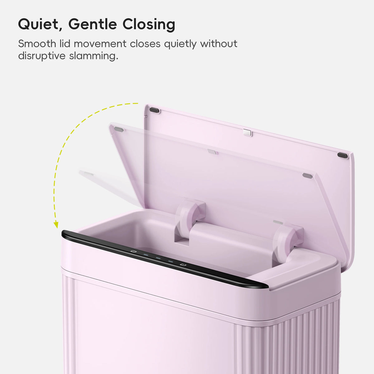 Brio Compact Motion Sensor Trash Can, 10 L