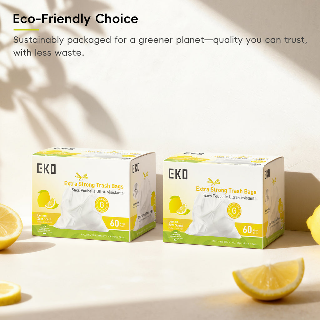 Code G Easy-Dispense Roll Trash Bags, 50-90 L / 13.2-23.8 Gal
