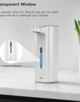 Aroma Pro 13.5 fl oz Touchless Automatic Liquid Soap Dispenser-Matte White