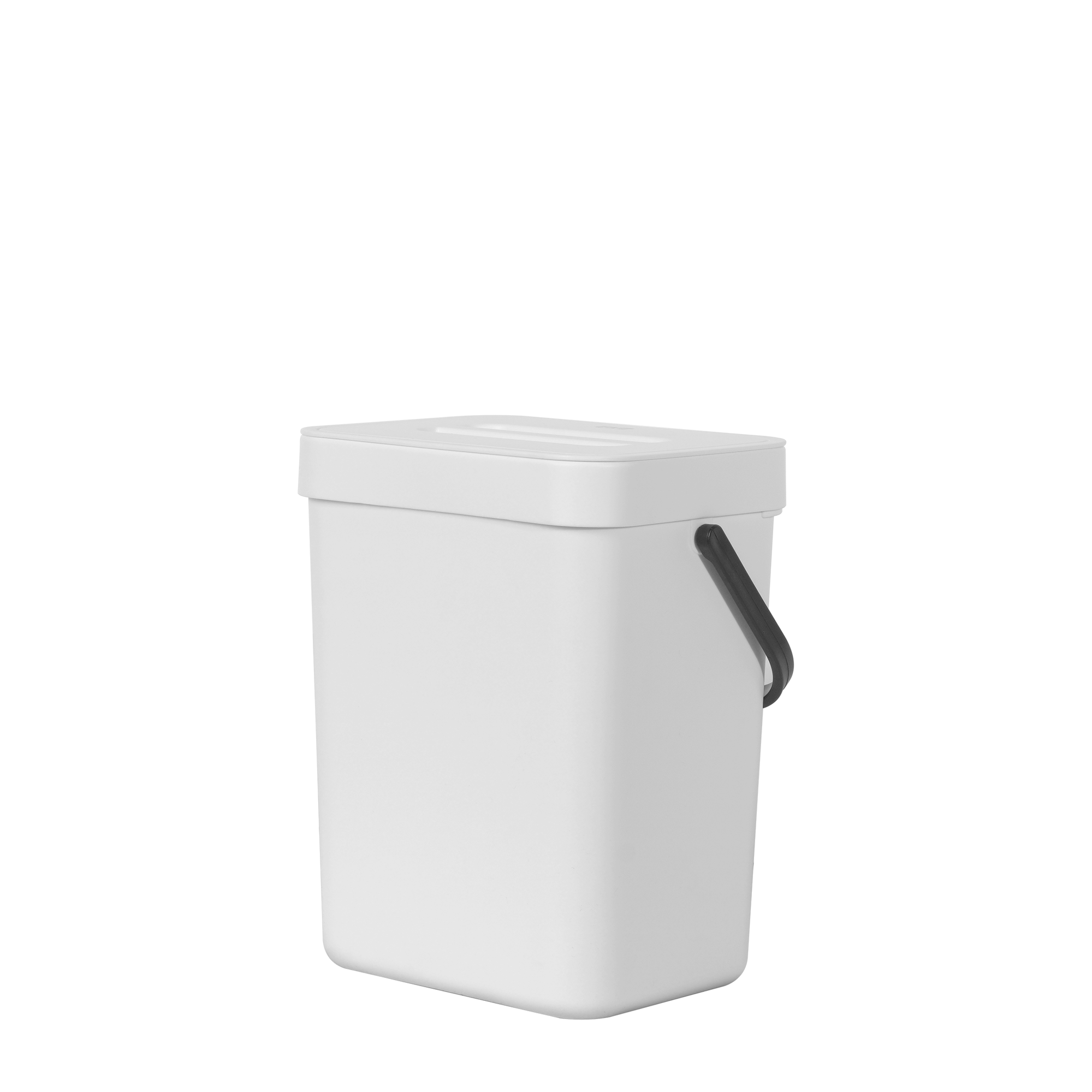 Puro Compost Bin with Lid - White 3L / 0.79 Gal