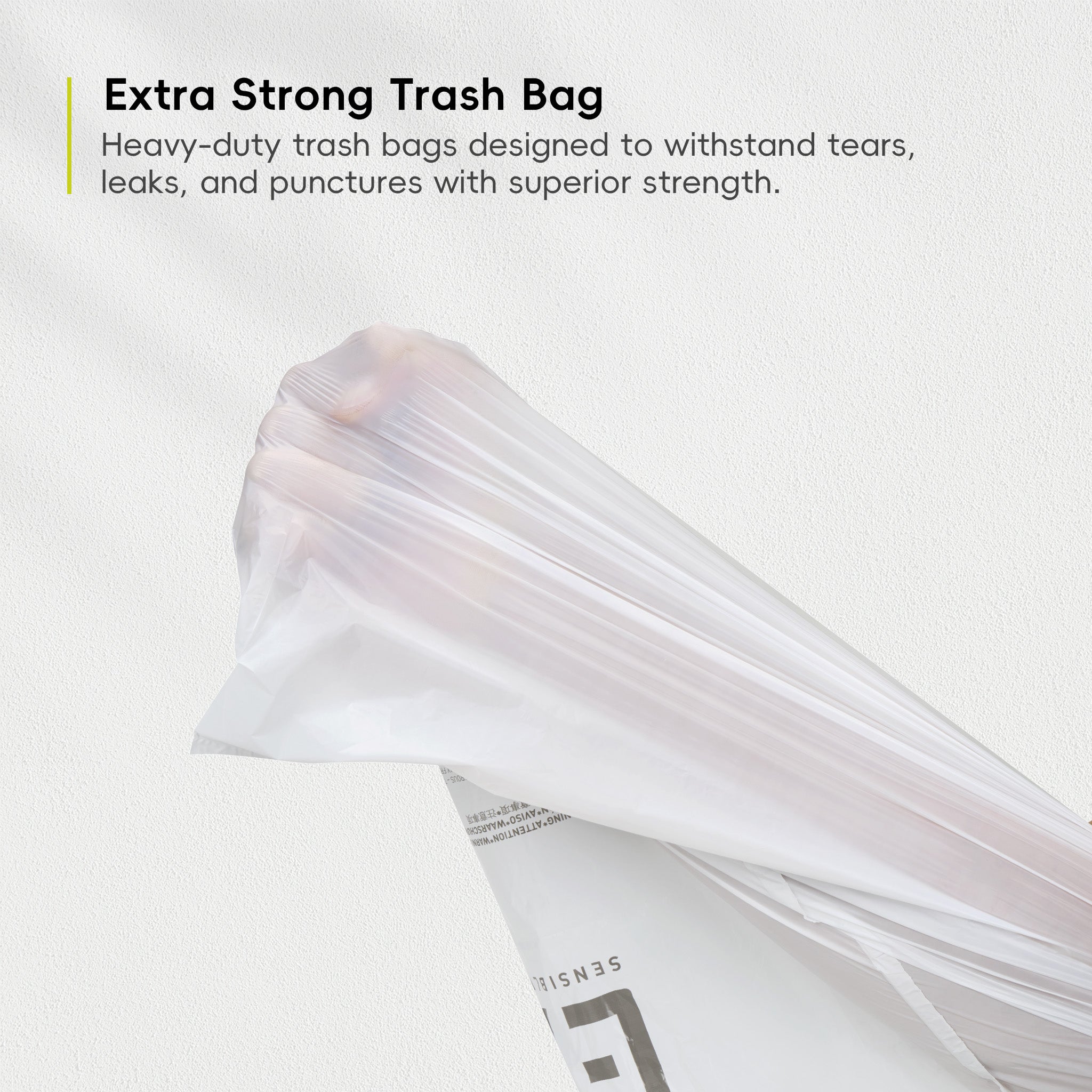 Code E - 8 Gal Easy-Dispense Roll Trash Bag - 80 Count