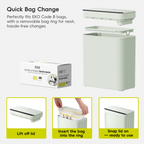 Brio Compact Motion Sensor Trash Can, 10 L