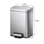 Madison Small Step Trash Can with Liner