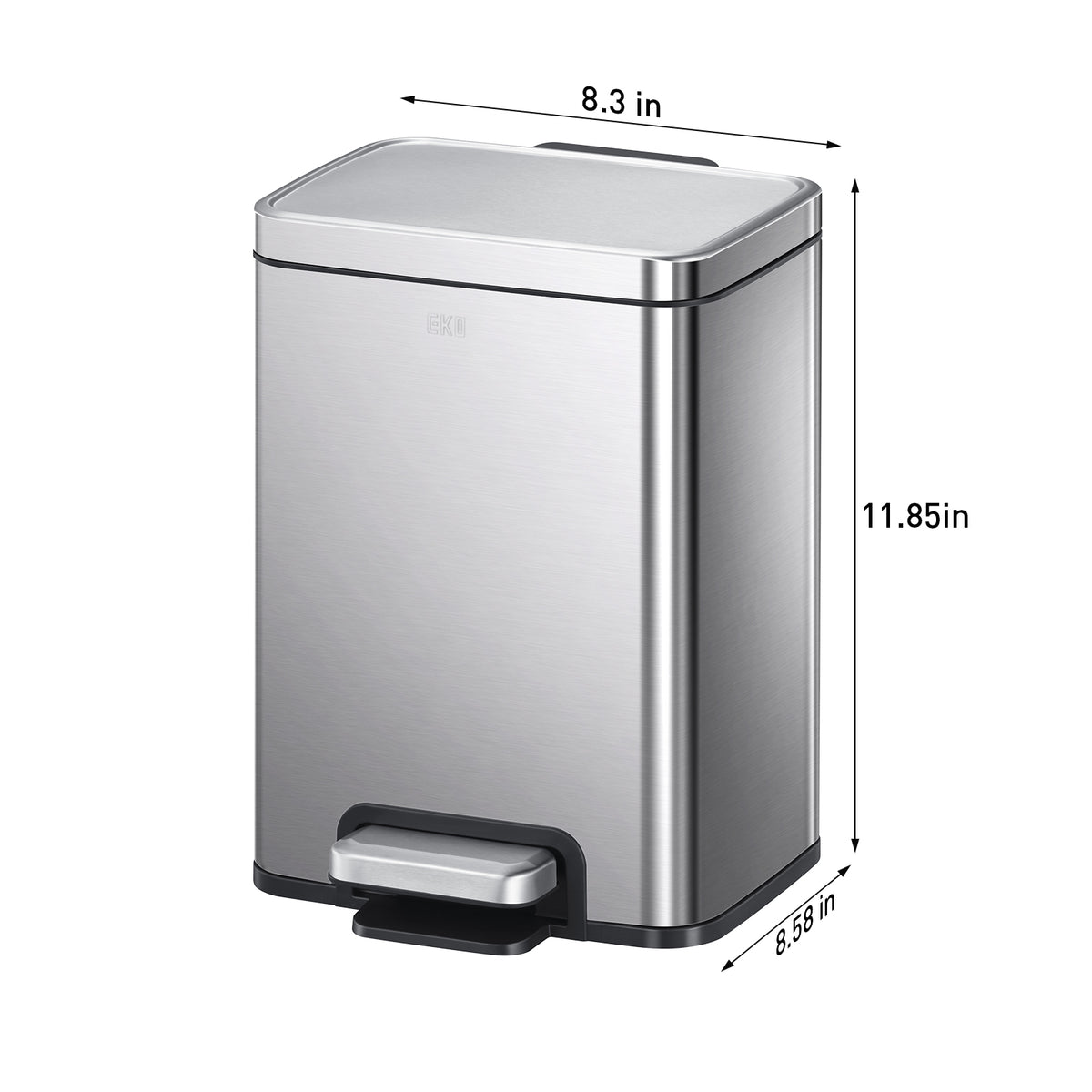 Madison Small Step Trash Can with Liner