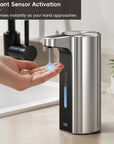 Aroma Pro 13.5 fl oz Touchless Automatic Liquid Soap Dispenser-Stainless Steel