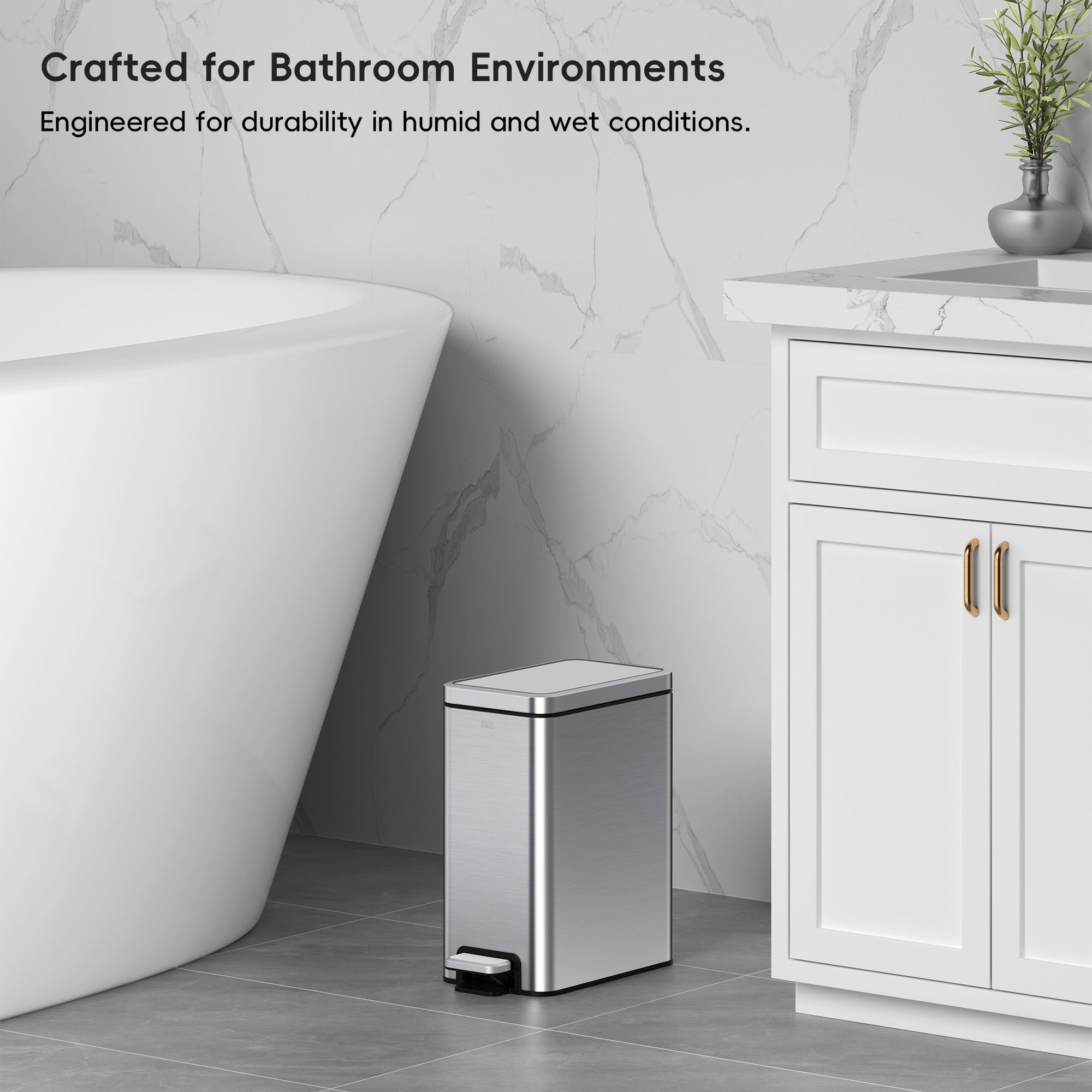 Round Trash Can Small, 6L / 1.3 Cestino per Camera da Letto in Marmo, Cestino per nascondino, Contenitore per Cucina, Bagno, Ufficio, Bagno (Colore : Nero, Dimensioni : S Round Trash Can Small, 6L / 1.3 Cestino per Camera da Letto in Marmo, Cestino per nascondino, Contenitore per Cucina, Bagno, Ufficio, Bagno (Colore : Nero, Dimensioni : S