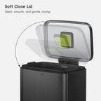 Madison Step Trash Can with Liner