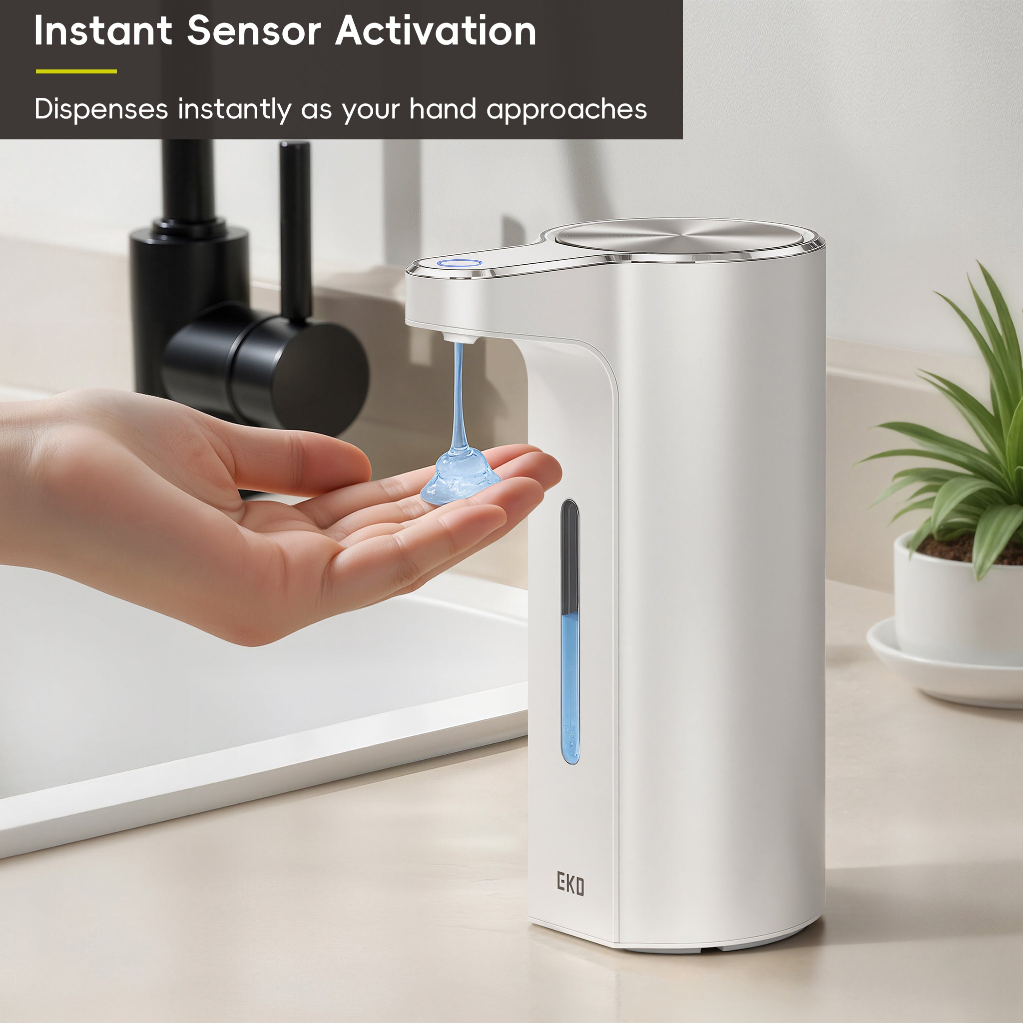 Aroma Pro 13.5 fl oz Touchless Automatic Liquid Soap Dispenser