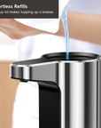 Aroma Smart Liquid Soap Dispenser - Chrome Metallic