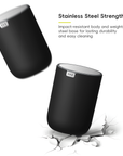 Fandy Table Bin with Swing-Top Lid - Black 2.2L / 0.58 Gal