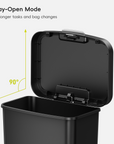 EKO 45L / 12 Gal Pet-Lock Kitchen Trash Can with Lid