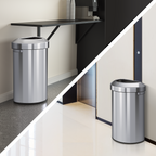Urban Semi-Round Open Top Trash Can