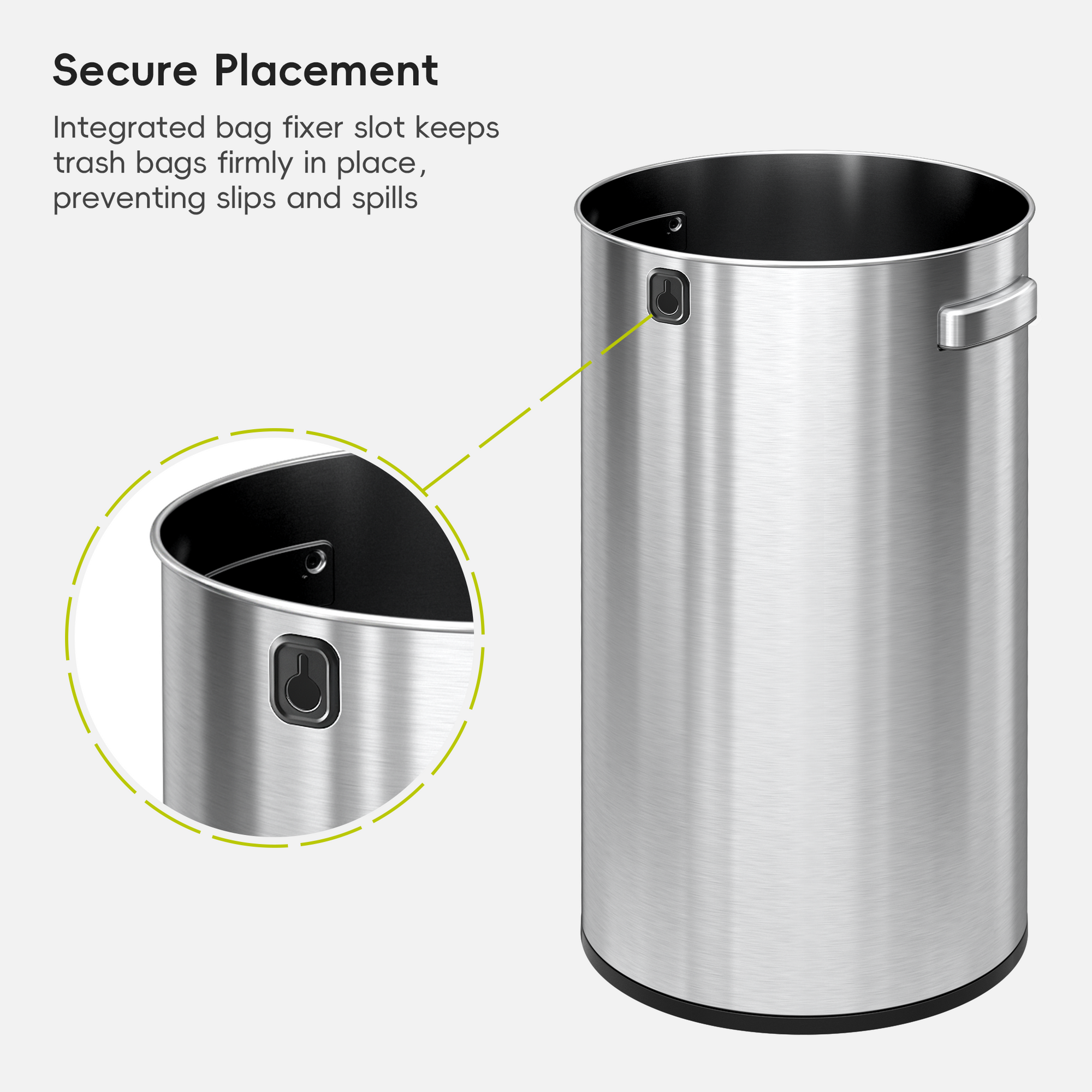 Urban Round Open Top Can Commercial Grade – 90L / 23.7 Gal