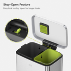 Madison Step Trash Can with Liner