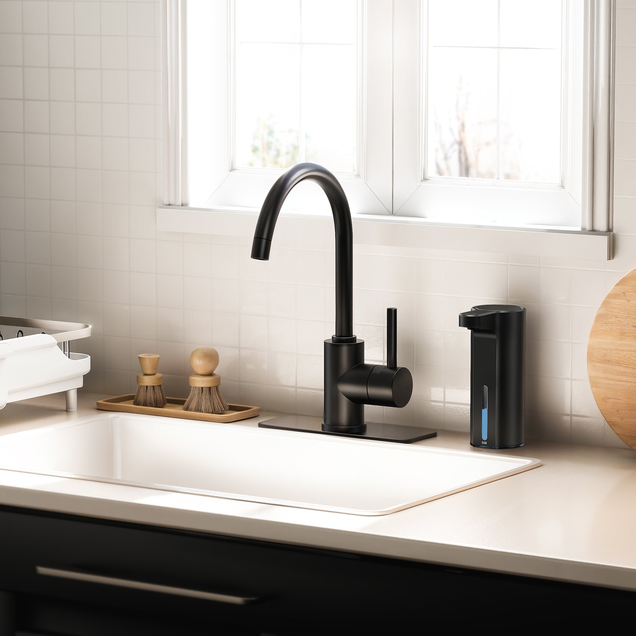 Aroma Smart Liquid Soap Dispenser - Matte Black – Home by EKO