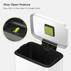 Madison Step Trash Can with Liner