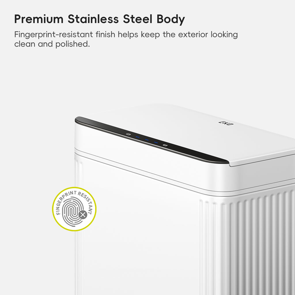 Brio X Compact Motion Sensor Trash Can, 10 L