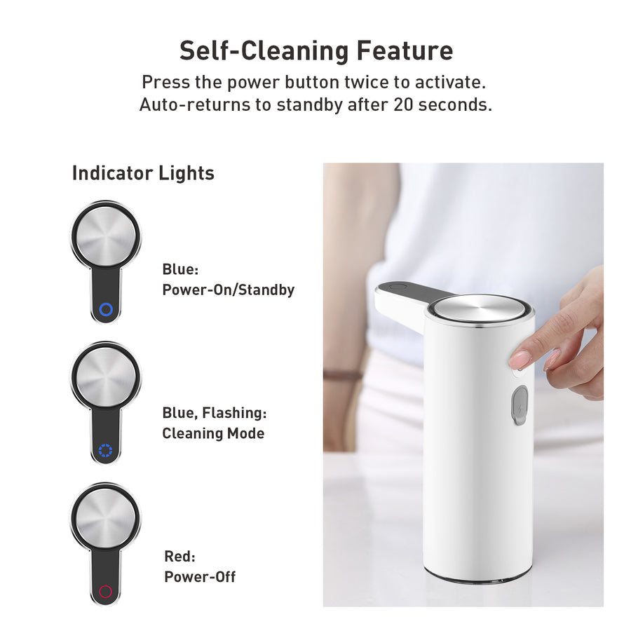 Deluxe Aroma Smart Liquid Soap Dispenser - 9 fl oz (Pearl White)