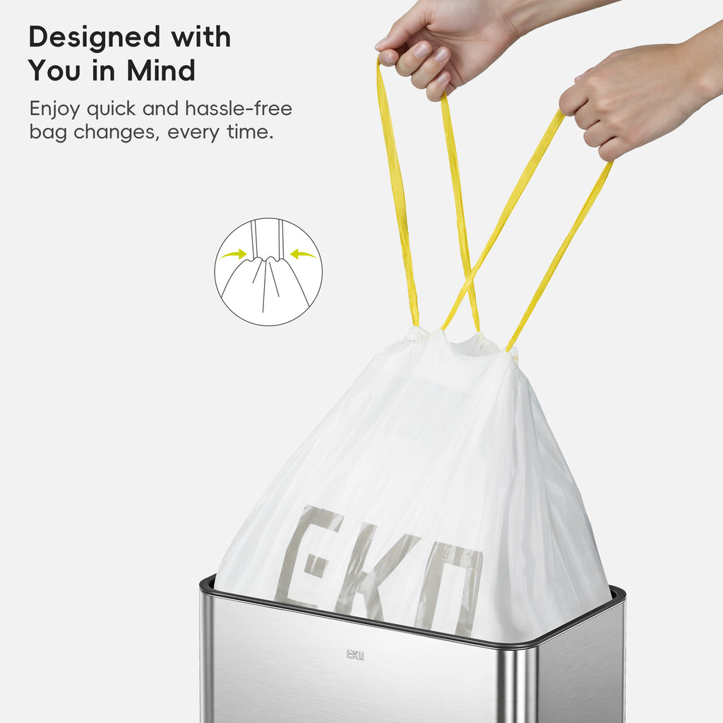 Code Z Easy-Dispense Roll Trash Bags, 40-60 L / 10.6-15.9 Gal