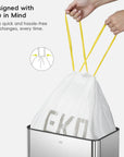 Code Z - 12.5 Gallon  Easy-Dispense Roll Trash Bag - 440 Count