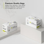 EKO Code A - 1.6 Gallon Easy-Dispense Roll Trash Bag - 80 Count (3-6L) – Premium Quality Bags