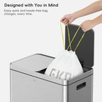 Code F-1  Slim Extra-Long Easy-Dispense Roll Trash Bags, 30.3 L / 8 Gal