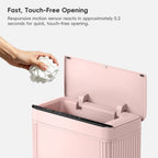 Brio Compact Motion Sensor Trash Can, 10 L