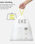 Code J - 12.9 Gallon (45-49L) Easy-Dispense Roll Trash Bag - 440 Count