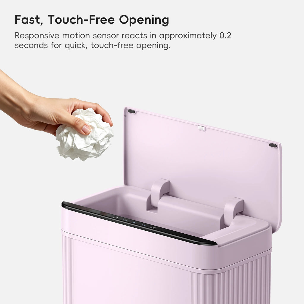 Brio Compact Motion Sensor Trash Can, 10 L