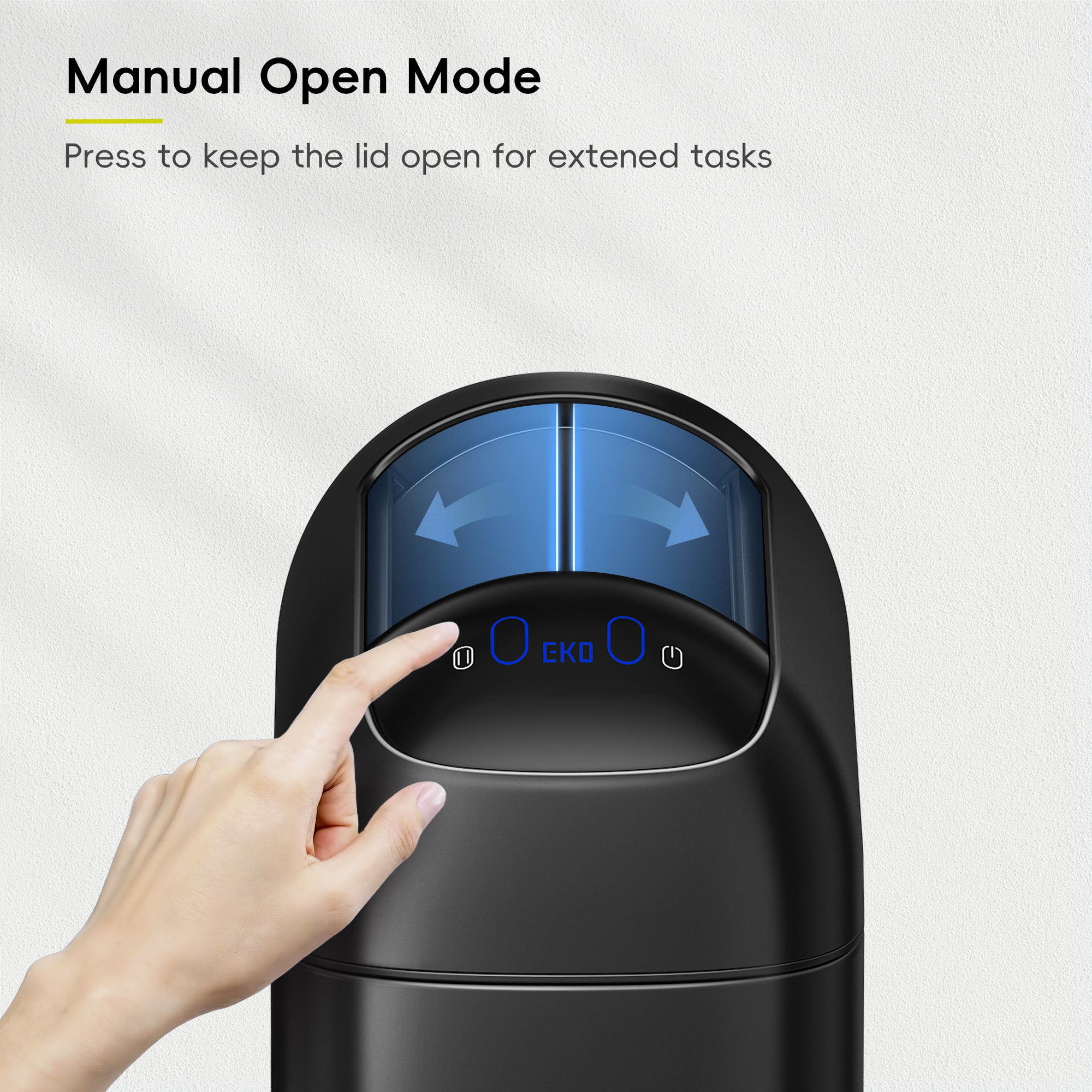 Astro  10L / 2.6 Gallon Slim Sensor Trash Can with Soft-Close Butterfly Lid
