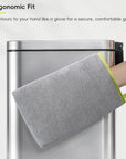 Microfiber Cleaning Mitt for Stainless Steel – Lint-Free Reusable Polishing Cloth & Cleaning Glove
