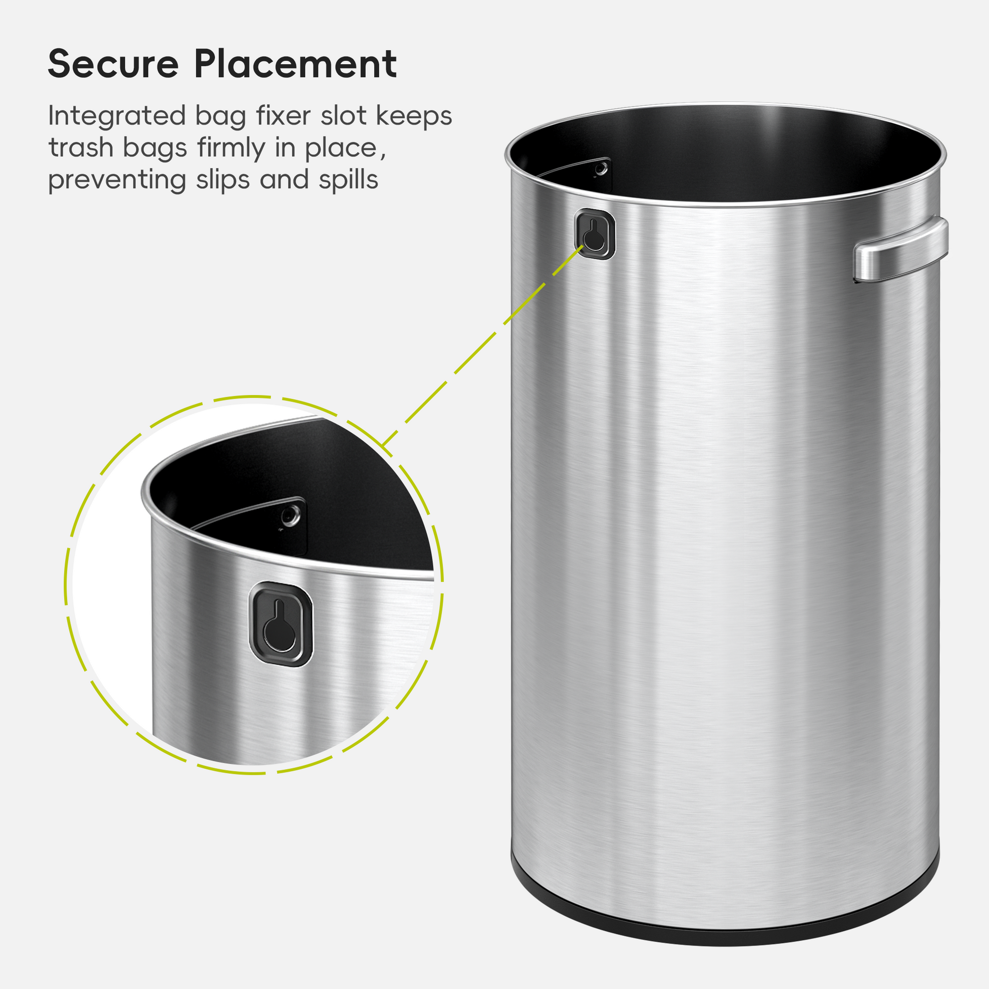 Urban Round Open Top Can Commercial Grade - 120L / 32 Gal