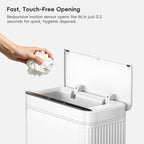 Brio X Compact Motion Sensor Trash Can, 10 L