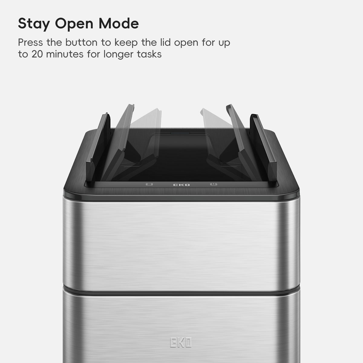 Phantom Pro Motion Sensor Bin with Dual Wing Lid