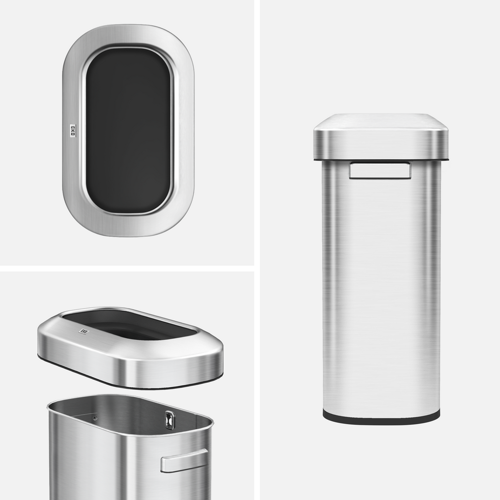 Urban Slim Open Top Trash Can