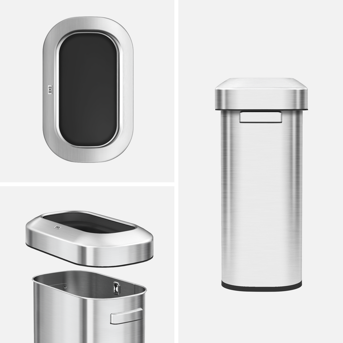 Urban Slim Open Top Trash Can