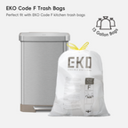Hudson Step Trash Can with Bag Compartment