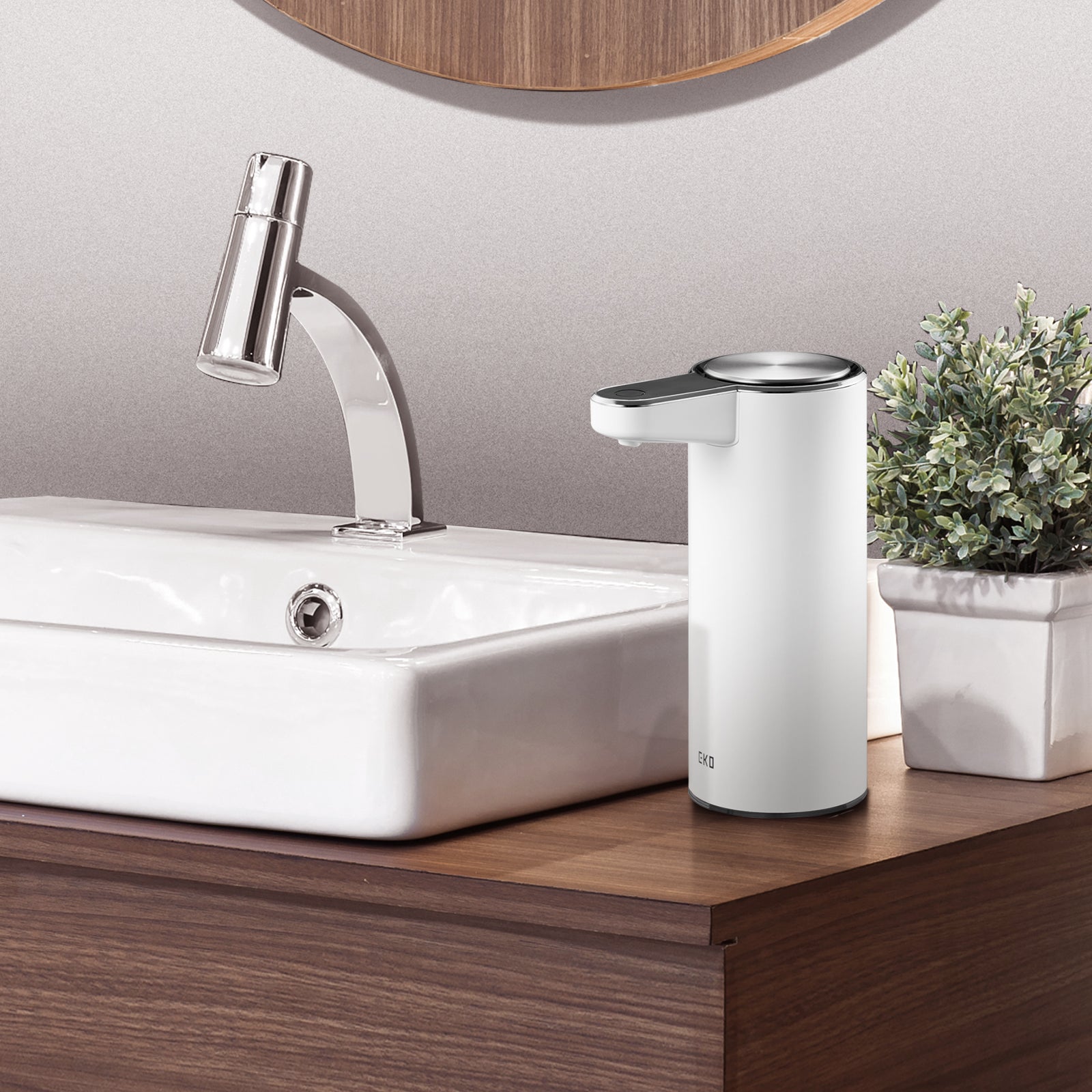 Deluxe Aroma Smart Liquid Soap Dispenser - Pearl White